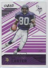 Cris Carter [Purple] #82 Football Cards 2016 Panini Clear Vision Prices