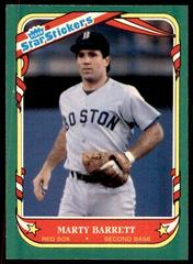 Marty Barrett Baseball Cards 1987 Fleer Star Stickers Prices