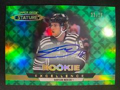 Dawson Mercer [Autograph Green] Hockey Cards 2021 Upper Deck Stature Rookie Excellence Prices