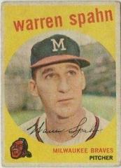 Warren Spahn Baseball Cards 1959 Venezuela Topps Prices