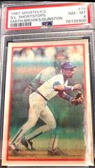 N. L. Shortstops [Smith, Brooks, Dunston] #79 Baseball Cards 1987 Sportflics Prices