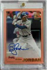 Brian Jordan [Peach] Baseball Cards 2017 Topps Archives Fan Favorites Autographs Prices