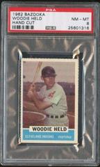 Woodie Held [Hand Cut] Baseball Cards 1962 Bazooka Prices