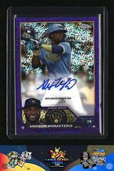 Andruw Monasterio [Purple] Baseball Cards 2023 Topps Chrome Update Autographs Prices