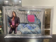 Bret 'Hit Man' Hart [Silver Autograph] #AR-BH Wrestling Cards 2017 Topps Legends of WWE Shirt Relics Prices