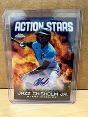 Jazz Chisholm Jr. #ASCA-JC Baseball Cards 2023 Topps Chrome Update Action Stars Autographs Prices