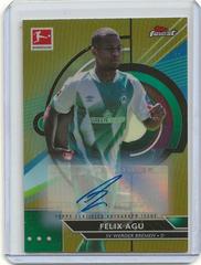 Felix Agu [Gold] #BCA-FA Soccer Cards 2022 Topps Finest Bundesliga Autographs Prices