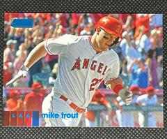 Mike Trout [Blue Foil] Baseball Cards 2020 Stadium Club Prices