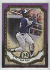 Hank Aaron [Amethyst] #47 Baseball Cards 2018 Topps Museum Collection Prices
