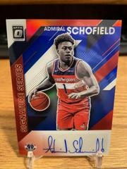 Admiral Schofield [Blue] #ASH Basketball Cards 2019 Panini Donruss Optic Signature Series Prices
