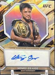 Henry Cejudo [Refractor] #MOC-HCE Ufc Cards 2024 Topps Chrome UFC Marks of Champions Autograph Prices