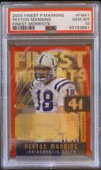 Peyton Manning #FM41 Football Cards 2005 Topps Finest Manning Moments Prices