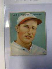 Goose Goslin #110 Baseball Cards 1933 Goudey Prices