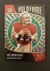 Joe Montana [Green Mosaic] #5 Football Cards 2021 Panini Mosaic HoloFame Prices
