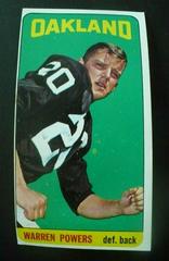 Warren Powers #147 Football Cards 1965 Topps Prices
