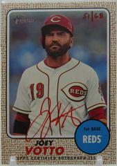 Joey Votto [Red Ink] #JV Baseball Cards 2017 Topps Heritage Real One Autographs Prices