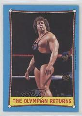 The Olympian Returns Wrestling Cards 1987 O Pee Chee WWF Prices