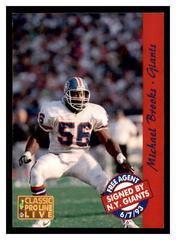 Michael Brooks Football Cards 1993 Pro Line Live Prices
