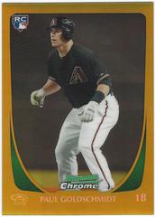 Paul Goldschmidt [Gold Refractor] #108 Baseball Cards 2011 Bowman Chrome Draft Prices