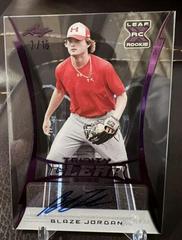 Blaze Jordan [Purple] #CA-BJ1 Baseball Cards 2020 Leaf Trinity Clear Autographs Prices
