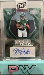 Breece Hall [Green Etch] #RCS-BH Football Cards 2022 Panini Certified Rookie Roll Call Signatures Prices