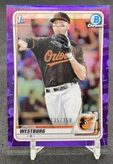 Jordan Westburg [Purple Refractor] #BD-111 Baseball Cards 2020 Bowman Draft Chrome Prices