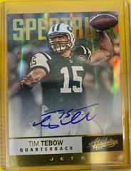 Tim Tebow [Spectrum Gold Autograph] #40 Football Cards 2012 Panini Absolute Prices