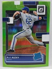 A. J. Alexy [Lime Green] #61 Baseball Cards 2022 Panini Donruss Optic Prices