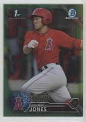 JaCoby Jones [Chrome Green Refractor] Baseball Cards 2016 Bowman Prospects Prices