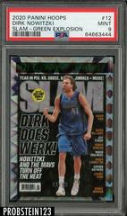 Dirk Nowitzki [Green Explosion] Basketball Cards 2020 Panini Hoops SLAM Prices