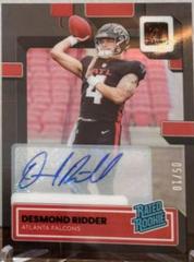 Desmond Ridder [Autograph Black] Football Cards 2022 Panini Clearly Donruss Prices
