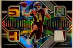 Sam Howell [Neon Marble] #BBL-SHO Football Cards 2022 Panini Spectra Building Blocks Prices