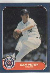 Dan Petry #235 Baseball Cards 1986 Fleer Prices