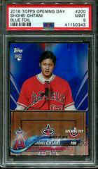 Shohei Ohtani [Blue Foil] #200 Baseball Cards 2018 Topps Opening Day Prices