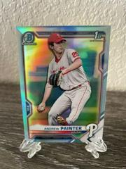 Andrew Painter [Sky Blue Refractor] #BDC-10 Baseball Cards 2021 Bowman Draft Chrome Prices