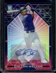 Colton Welker [Autograph] #20 Baseball Cards 2022 Panini Chronicles Recon Prices