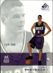 Joel Przybilla #70 Basketball Cards 2000 SP Game Floor Prices