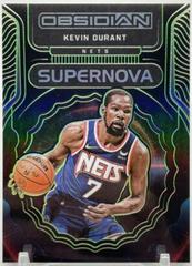 Kevin Durant [Green] Basketball Cards 2021 Panini Obsidian Supernova Prices