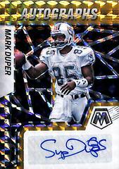 Mark Duper [Choice Black Gold] #AM-MD Football Cards 2022 Panini Mosaic Autographs Prices