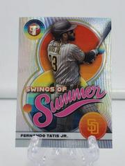 Fernando Tatis Jr. Baseball Cards 2023 Topps Pristine Swings of Summer Prices