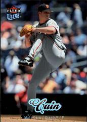 Matt Cain #162 Baseball Cards 2007 Ultra Prices