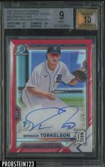 Spencer Torkelson [Red] #BFEA-ST Baseball Cards 2021 Bowman 1st Edition Chrome Autographs Prices