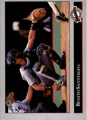 Benito Santiago #321 Baseball Cards 1992 Leaf Prices