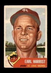 Earl Harrist Baseball Cards 1953 Topps Prices