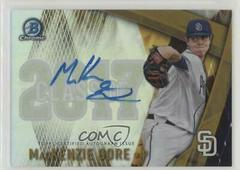 MacKenzie Gore [Gold Refractor] #C17A-MG Baseball Cards 2017 Bowman Draft Class of Autographs Prices
