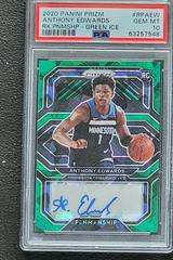 Anthony Edwards [Green Ice] #RP-AEW Basketball Cards 2020 Panini Prizm Rookie Penmanship Prices