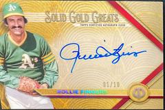 Rollie Fingers [Red] #GGA-RF Baseball Cards 2022 Topps Tribute Solid Gold Greats Autographs Prices