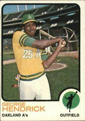 George Hendrick #13 Baseball Cards 1973 Topps Prices