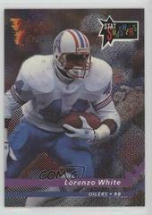 Lorenzo White #CSS-105 Football Cards 1993 Wild Card Stat Smashers Prices