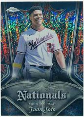 Juan Soto [Champagne Gold Speckle] #P-9 Baseball Cards 2022 Topps Chrome Pinstriped Prices